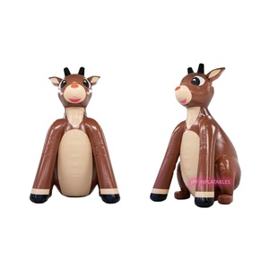 Renne de Noël <span class=keywords><strong>gonflable</strong></span> sur mesure pour événement de fête, renne <span class=keywords><strong>gonflable</strong></span> de père Noël - Product Image 1