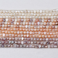 Perles naturelles, colorées et baroques pour la fabrication de bijoux, 4/6/8/10/12mm, offre spéciale