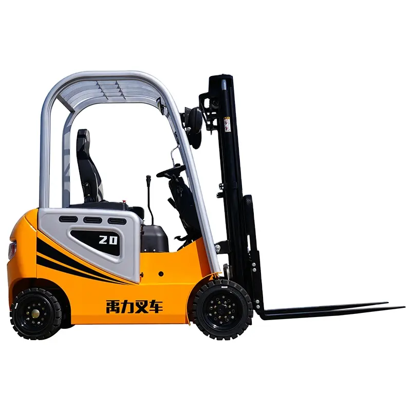New Energy All Small Fork Lift Electric Forklift 4Wheel Balance Weight Off Road Small Electric Forklift Charging Semi Electric
