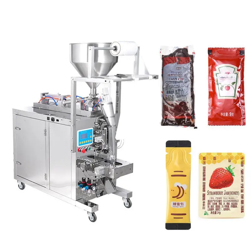 Çok fonksiyonlu paketleme makineleri sıvı sıvı paketleme makinesi gıda paketleme makinesi özelleştirilebilir ambalaj boyutu
