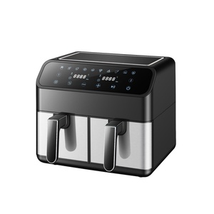 Freidora de Aire Inteligente de Gran Capacidad 2L con Doble Cesta y Ventana Visual para Uso Doméstico, Horno Multifuncional de Acero Inoxidable, Soporte OEM - Product Image 3