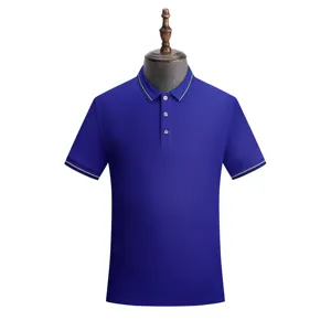 Individuelles hochwertiges Design Logo lässig Slim Fit Aktivitäten Polo-Hemd Classic Fit Baumwolle Elastan-Mischung Polo-Hemd Herren