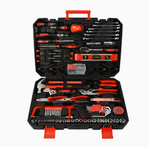 Juego de Herramientas de Reparación General de Acero al Carbono, Caja de Herramientas Portátil Resistente para Renovación del Hogar, Trabajos de Reparación y Montaje Doméstico - Product Image 4