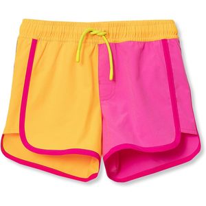 FOXA Shorts de baño para niñas con bloques de color, de secado rápido y con bolsillos - Product Image 1
