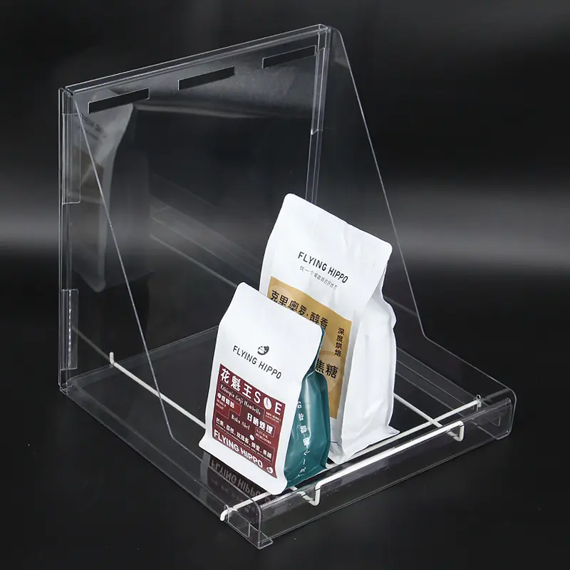 Supermarket Checkstand Hotel Front Desk Acrylic Food Stand