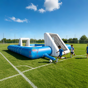 Campo de Fútbol Inflable, Gran Arena de Fútbol Inflable, Juego Deportivo Interactivo al Aire Libre para Formación de Equipos, Alquiler Comercial para Fiestas - Product Image 5