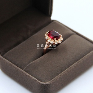 Handmade Brown Velvet Jewelry <b>Display</b> <b>Box</b> Modern Square Style for Rings Earrings and Bracelets Available for Sale - Product Image 5