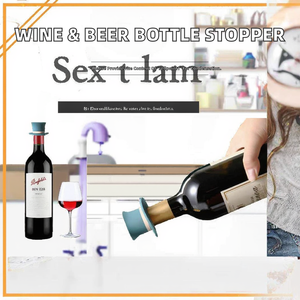 <span class=keywords><strong>Bouchon</strong></span> de bouteille de <span class=keywords><strong>vin</strong></span> ou de bière en silicone avec logo personnalisé, design <span class=keywords><strong>sous</strong></span> <span class=keywords><strong>vide</strong></span> pour une utilisation en cuisine - Product Image 2