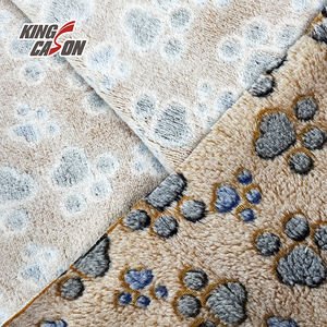 Kingcason Luxe Anti-boulochage Tendance Essentiel Doux Respirant Coupe-vent Imprimé <span class=keywords><strong>Double</strong></span> <span class=keywords><strong>Face</strong></span> en Polaire Flanelle pour Bébé - Product Image 2