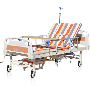 Lit d'hôpital manuel Lechi réglable en hauteur avec fonction de rotation pour usage général - Product Image 3