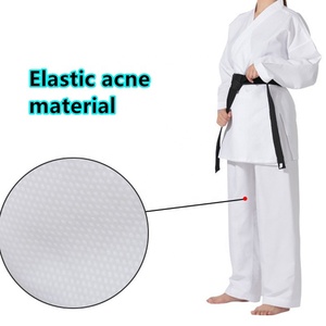 QUTENG Uniforme De Karate Lijero Black Wkf Approved Karate Canvas Uniform Uniforme Karate <strong>Kata</strong> - Product Image 6