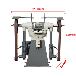 JUHUA Manual Metal <strong>Sand</strong> Belt <strong>Grinder</strong> Grinding and Polishing Machine for Faucet Industry - Product Image 4