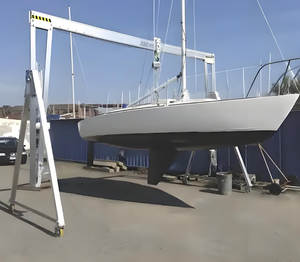 <span class=keywords><strong>Grue</strong></span> à portique mobile de chantier naval personnalisable pour petit atelier, portique en alliage d'aluminium pour <span class=keywords><strong>dessin</strong></span> extérieur 1 2 3 5 7 10 tonnes - Product Image 2