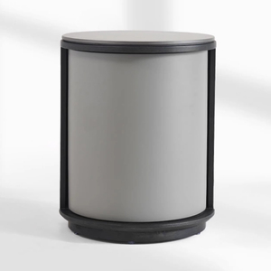 Minimalist Rotating <strong>Circular</strong> <strong>Bedside</strong> <strong>Table</strong> High-End Master Bedroom Small Unit Storage <strong>Bedside</strong> <strong>Table</strong> ZC2321 - Product Image 3