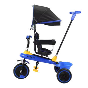 Bicicletas de pedal de 3 ruedas para niños Bicicletas de bebé y carros de empuje para niños pequeños de 2 a 6 años Hecho de plástico duradero - Product Image 6