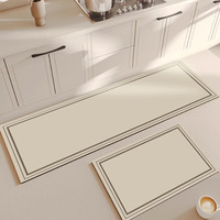 Juego de alfombrillas de cocina absorbentes de diatomita para suelo antideslizante