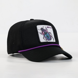 Gorras Trucker de Malla de 5 Paneles de Alta Calidad para Verano, con Diseño de Escarabajo Bordado, para Ciclismo - Product Image 2