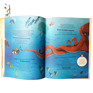Impression de livres d'histoires pour enfants à couverture rigide sur mesure OEM, directement de l'usine, reliure cartonnée, offset couleur intégrale - Product Image 2