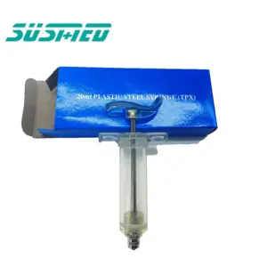 10ml Syringe Hot Selling New 10ml / 20ml Plastic Steel Veterinary Syringe Reusable Veterinary Vaccine Syringe