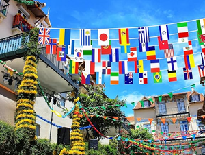 Guirlande de fanions personnalisée en gros, drapeau allemand, pour match de <span class=keywords><strong>football</strong></span> sportif 2026, décoration intérieure et extérieure, design tous pays - Product Image 6