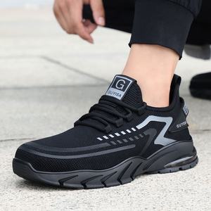 <span class=keywords><strong>Scarpe</strong></span> <span class=keywords><strong>Antinfortunistiche</strong></span> GUYISA Nuove alla Moda, Traspiranti, in Tessuto Volante, Suole in Gomma Resistenti all'Usura, <span class=keywords><strong>Scarpe</strong></span> da Lavoro per Esterni con Punta in Acciaio - Product Image 5