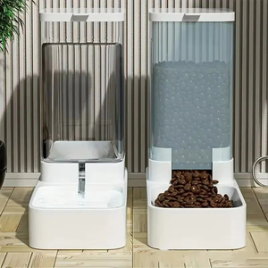 Juego de Bebedero y Comedero Automático por Gravedad para Mascotas, Paquete de 1-2 Unidades, Universal para Perros y Gatos, Dispositivo de Alimentación y Bebida de Doble Función - Product Image 6