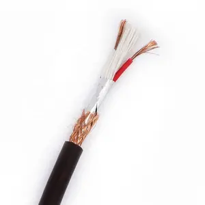 Professionelle mikrofon kabel 100m 2 kern shielded twisted pair kabel aluminium folie für kabel schild für mikrofon xlr