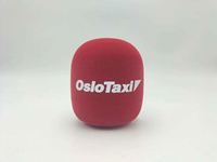 Microphone dynamique XLR avec suppression du bruit, en matériau ABS, avec logo imprimé sur mousse, pare-vent personnalisé en mousse pour microphone