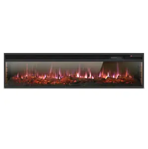 Fireplace Electric Heater 30" 34" 40" 48" 60" 72" 100" Real Insert Glass Electric Fireplace Manufacturer Decor Flame Heater