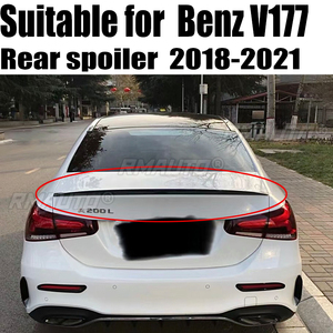 Alerón Trasero Estilo A180 A200 A250 para Mercedes Benz Clase A V177 Sedán, 2018 2019 2020 2021, Color Negro - Product Image 1