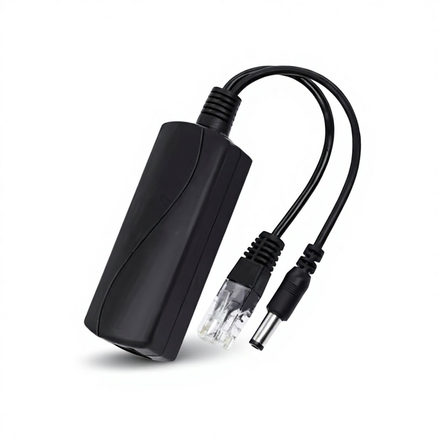 POE Splitter 10/100Mbps IEEE802.3Af/At 12V Output 1.2A 15.4W for CCTV Camera Monitor Plastic OEM/ODM