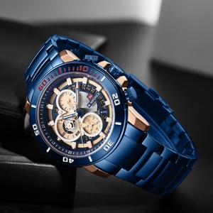 นาฬิกาข้อมือผู้ชาย NAVIFORCE 9174 โครโนกราฟ สปอร์ต ควอตซ์ สายสแตนเลส - Product Image 6