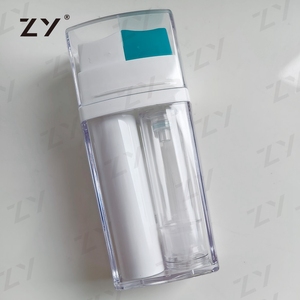 Biểu Tượng Tùy Chỉnh 30Ml Kép Buồng Không Có Không Khí Bơm Chai Mỹ Phẩm Chân Không Kín Dầu Gội <span class=keywords><strong>Container</strong></span> - Product Image 1