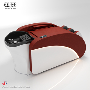 Lit de lavage électrique de luxe moderne pour salon de coiffure et spa, avec fonction vapeur et bassin de lavage thérapeutique - Product Image 2