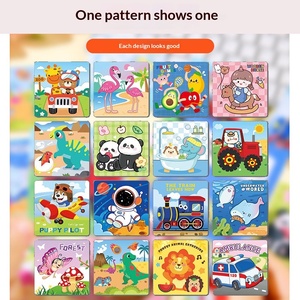 Cubes magiques créatifs de dessin animé, jouets éducatifs en papier pour les jeunes enfants de 0 à 24 mois, apprentissage précoce, cadeau pour la maternelle - Product Image 3