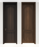 Premium Solid Wood Soundproof Door Multiple Timber Options (Maple Elm) for Villa Apartment Warehouse Commercial