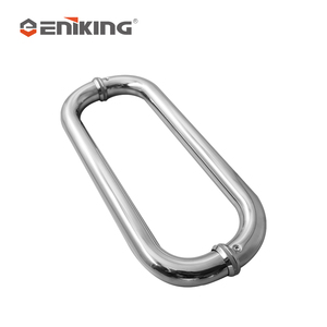 Poignée de porte ambidextre moderne en acier inoxydable Eniking EK-6019 pour portes en verre et en bois, installation facile, logo personnalisé - Product Image 3
