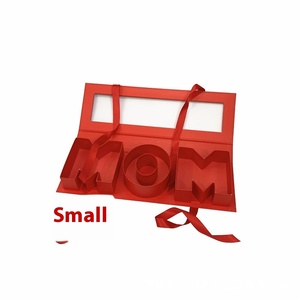 Wholesale MOM Elegant Transparent Flip <strong>Box</strong> Floral Window Design Mother's Day Gift Packaging Paper for <strong>Flower</strong> Shops - Product Image 5