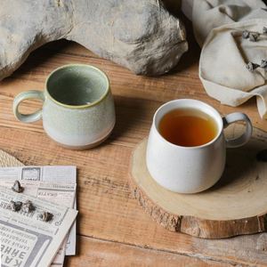 Nordic Retro Hand-made Ceramic <b>Mug</b> <b>Large</b> Capacity 450ML Multi-scene Home Office Coffee/ Water/Tea/Latte/Cappuccino Cup - Product Image 2