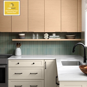 CBMmart Cuisine complète de luxe avec plan de travail en marbre, armoires en contreplaqué de haute qualité, fermeture amortie et plateau en quartz - Product Image 6