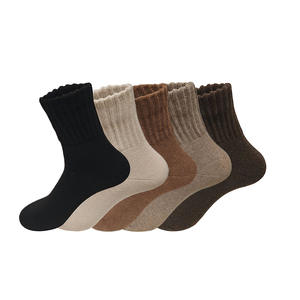 Хлопковые чулки для женщин с утолщенным дизайном и теплой подкладкой, подходят для использования осенью и зимой. - Product Image 5