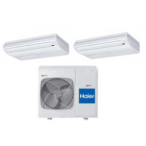 Haier เครื่องอินเวอร์เตอร์สองส่วนสำหรับเครื่องปรับอากาศตั้งพื้น/เพดาน12000 + 18000พร้อม R410A 4U26HS1ERA 12 + 18 - Product Image 1
