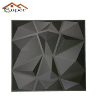 Panneaux muraux décoratifs intérieurs en PVC, panneaux 3D texturés, design 3D, papier peint diamant
