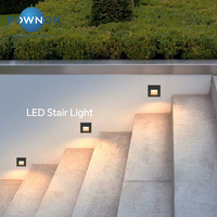 Lumière LED à détecteur de mouvement pour marches, chambre, couloir, armoire, placard, intérieur ou extérieur, IP65, éclairage de marches