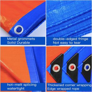 Lona de PE impermeable de alta resistencia Hongyang PE Tarpaulin Durable Bache Garden Avec Plancher Tarpaulin Sheet - Product Image 5