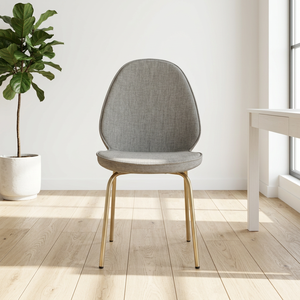 MONZA Ergonomic Comfortable <b>Seating</b> Commercial Grade Stainless Steel Legs Contemporary Minimalist Velvet Upholstery Stackable - Product Image 6