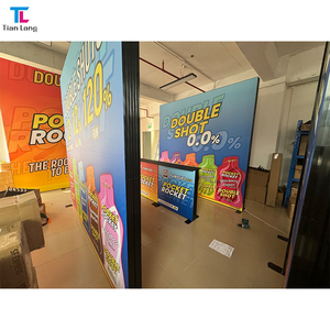 TianLang en forma de L, Feria Comercial Modular, exposición retroiluminada, soporte de pancarta de pared, pantalla Led, cabina de caja de luz para eventos - Product Image 1
