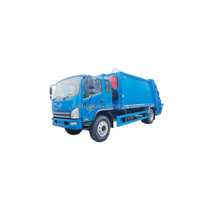 Camion compacteur de déchets Shacman 4x2 d'occasion, 12-18 m³ de capacité, avec bras de compression automatique et pompe à bras oscillant - Product Image 4