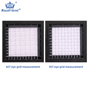 6/9CT 100% Algodão <span class=keywords><strong>Aida</strong></span> Pano para Ponto Cruz Tamanho Personalizável Branco para Bordado ou Costura Acessório Estilo Simples - Product Image 4