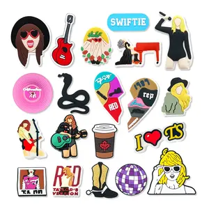 Wholesale New Arrival Popular Singer Taylor Swift Crock Shoes Charms